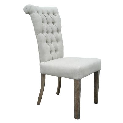 Duchess Side Chair - Natural Linen