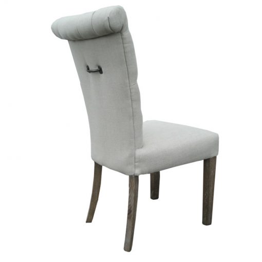 Duchess Side Chair - Natural Linen - Image 2
