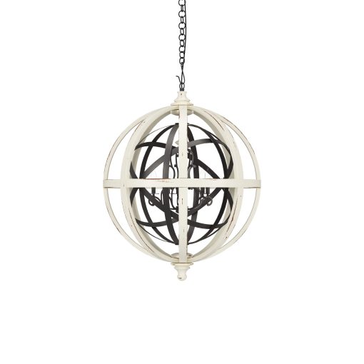 Ellipse Chandelier White
