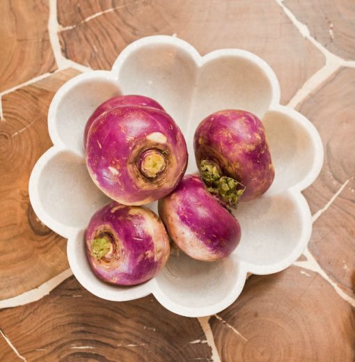 Marble Flower Bowl