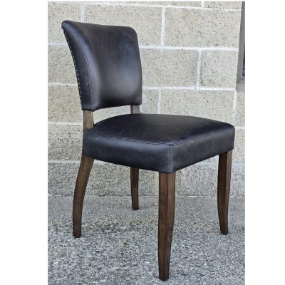 Gigi Chair - Black Leather