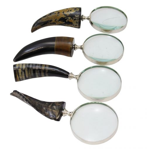 Magnifier with Horn Handle