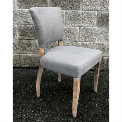Gigi Chair - Grey Herringbone