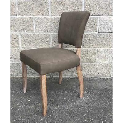 Gigi Chair - Grey Leather