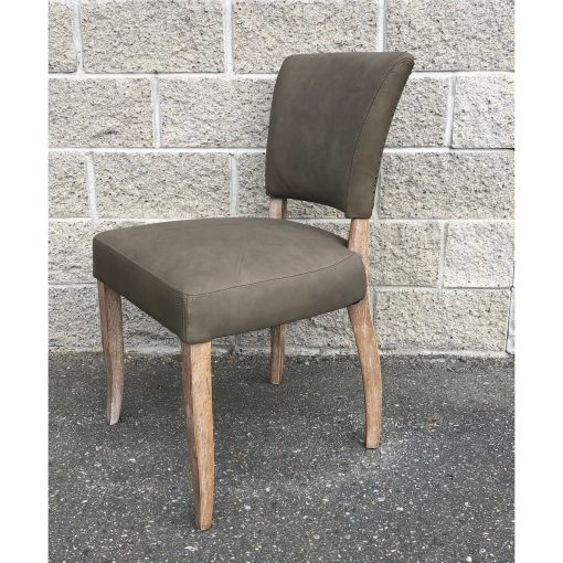 Gigi Chair - Grey Leather
