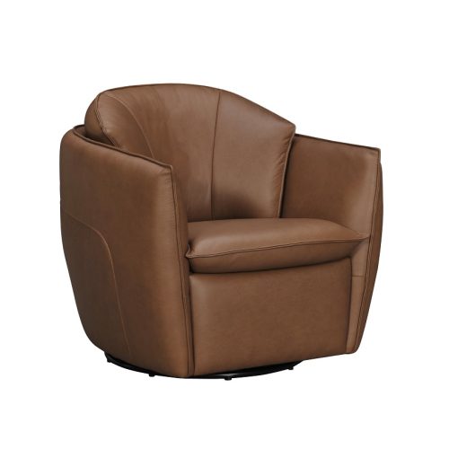 Tuxedo Swivel Chair - Rangers Russet