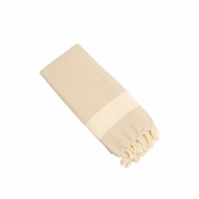 Herringbone Beige Blanket
