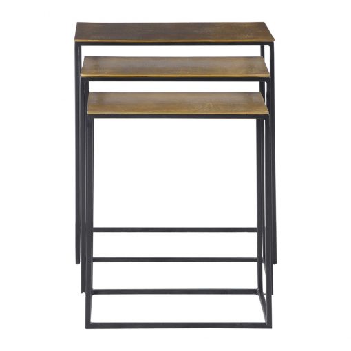 Coreene Nesting Tables - Gold - Image 2
