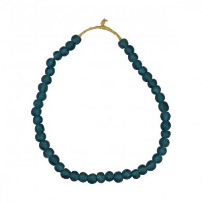 Recycled Glass Beads (Small) - Blue