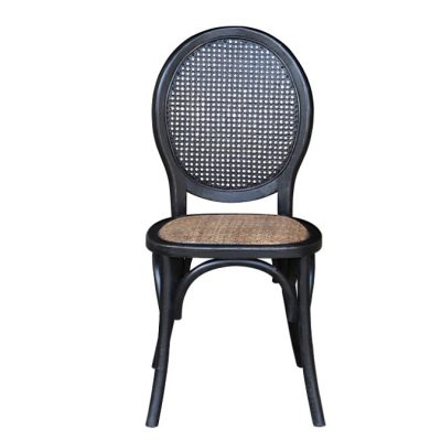 French Country Bistro Chair - Black