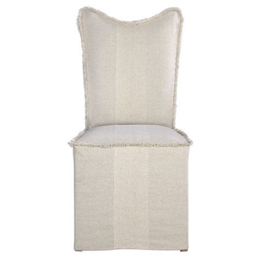 Lenore Slipcovered Chair - Flax - Image 2