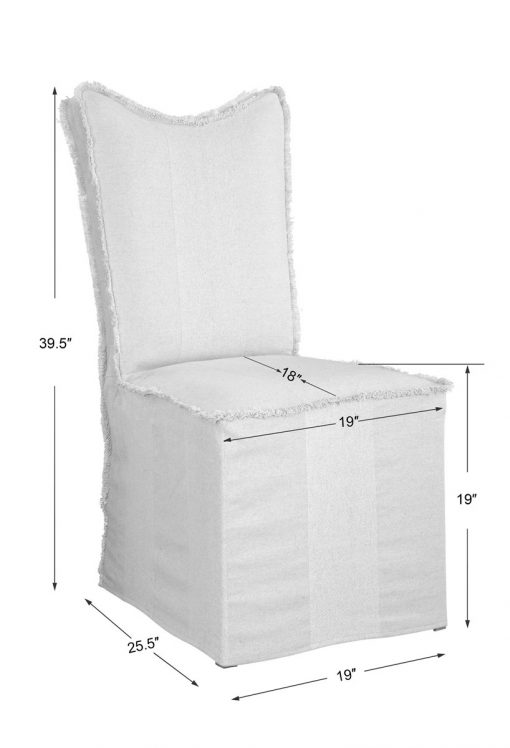Lenore Slipcovered Chair - Flax - Image 3