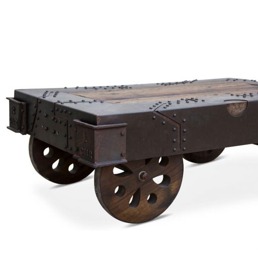 Vintage Industrial Coffee Table - Image 2