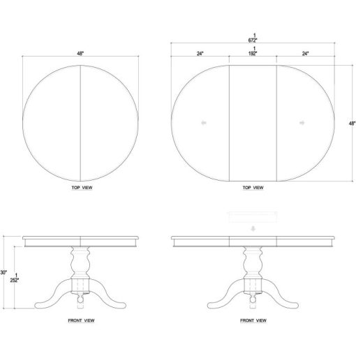 Farmhouse Extension Table - Image 2