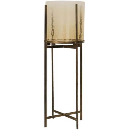 Amber Luster Candle Holder (Tall)
