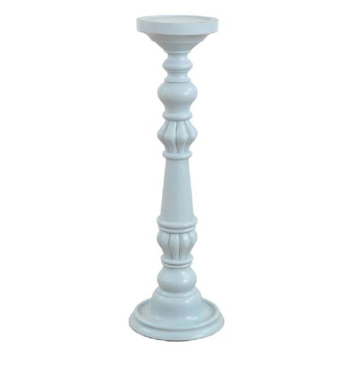 English Candlestick (Large) - Ocean Blue