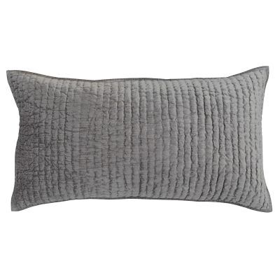 Bari Velvet Gray Sham