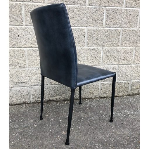 Mod Dining Chair - Blue Leather [CLEARANCE $299] - Image 2