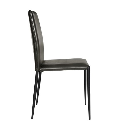 Mod Dining Chair - Brown Leather - Image 2