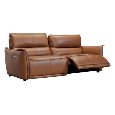 Bronx Motion Sofa - Russet Leather