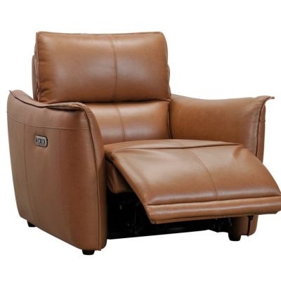 Bronx Motion Chair - Russet Leather