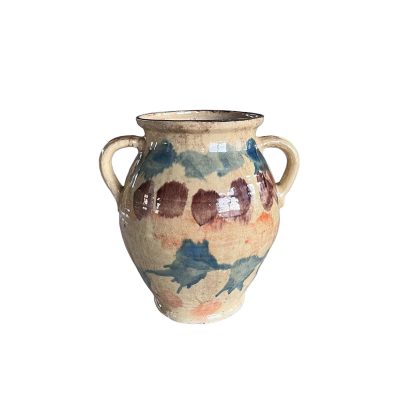 Cottage Crafted 2 Handle Jug Majolica