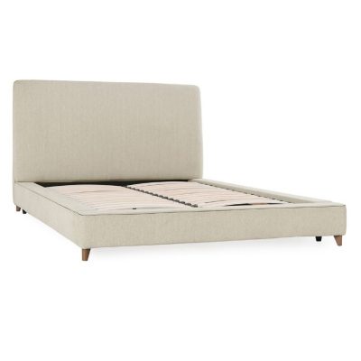 Tate King Bed - Oatmeal