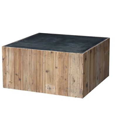 Leroy Zinc Top Coffee Table