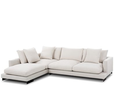 Weekender Left Facing Chaise Sectional Eggshell
