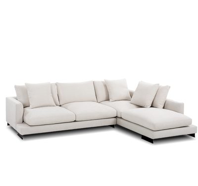 Weekender Right Facing Chaise Sectional Eggshell