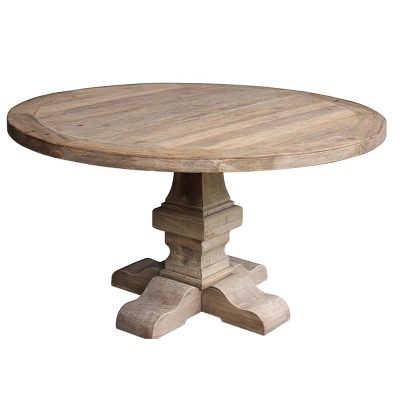 Sylvie Round Trestle Table