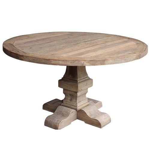 Sylvie Round Trestle Table