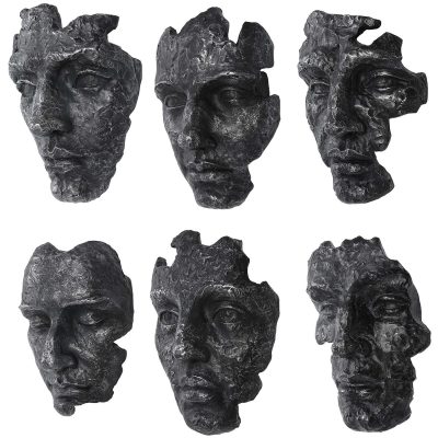 Self Portrait Wall Decor Black