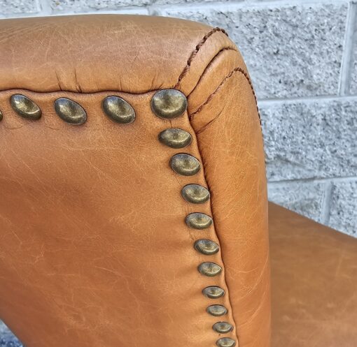 Gigi Chair - Brown Leather - Image 3