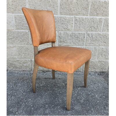 Gigi Chair - Brown Leather