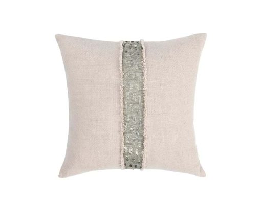 Lira Natural/Silver Cushion
