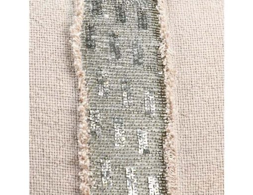 Lira Natural/Silver Cushion - Image 3