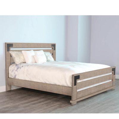Metal Edge King Bed