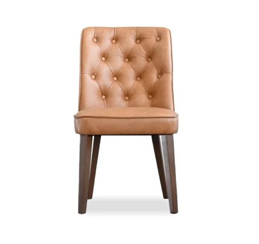 Roulette Leather Dining Chair - Image 3