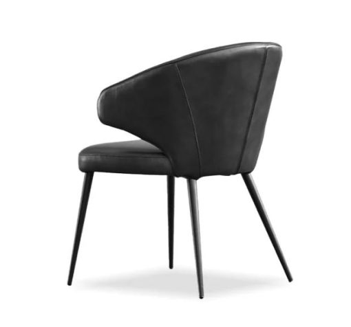 Stretto Leather Dining Chair - Image 4