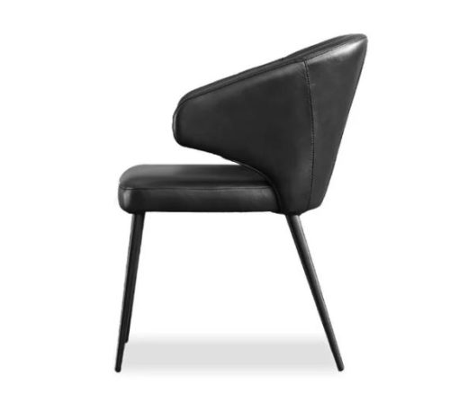 Stretto Leather Dining Chair - Image 3