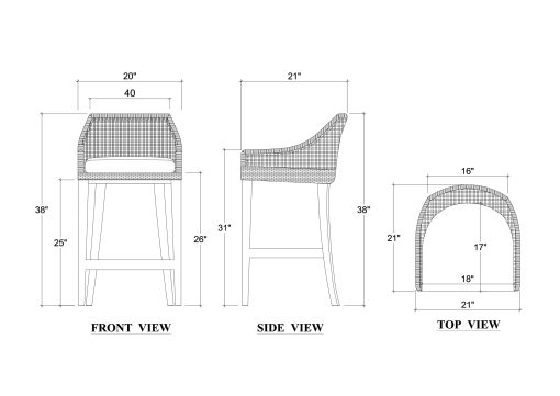 Savannah Counter Stool - Image 6