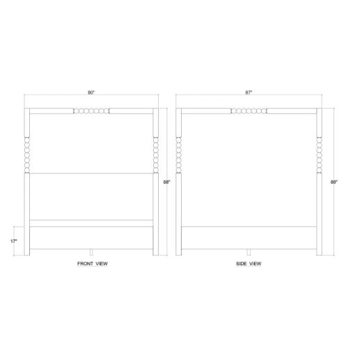 Cholet King Poster Bed - Image 2