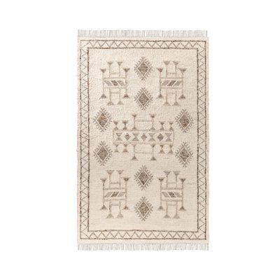 Gazi Ivory/Brown Multi (5 x 8)