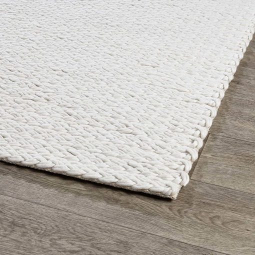 Oxnard Ivory Wool Carpet (5' x 8') - Image 3