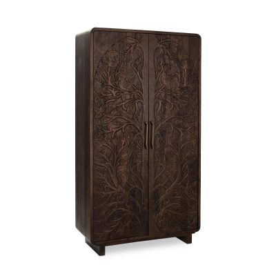 Albero Tall Cabinet Kona Brown