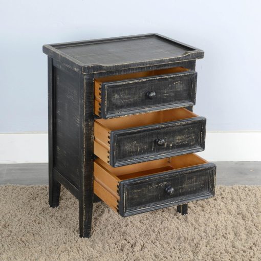 Marina End Table - Black Sand - Image 2