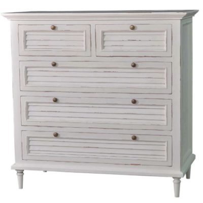 Summerville 5 Dr Dresser White