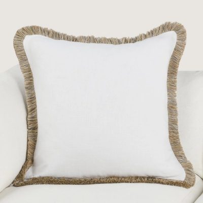 Cara Ivory/Natural Cushion