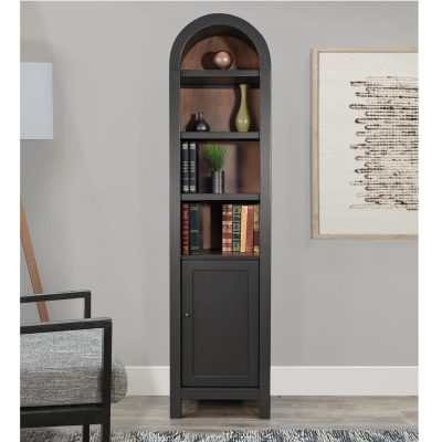 Arch Bookcase Small Black